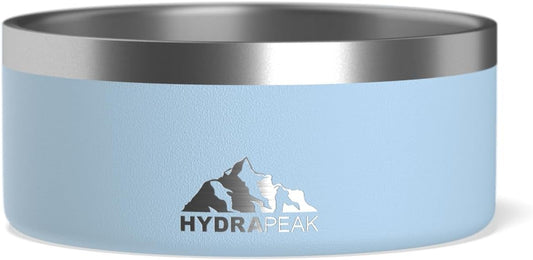 8 Cup Stainless Steel Dog Bowls for Water or Food - Cloud