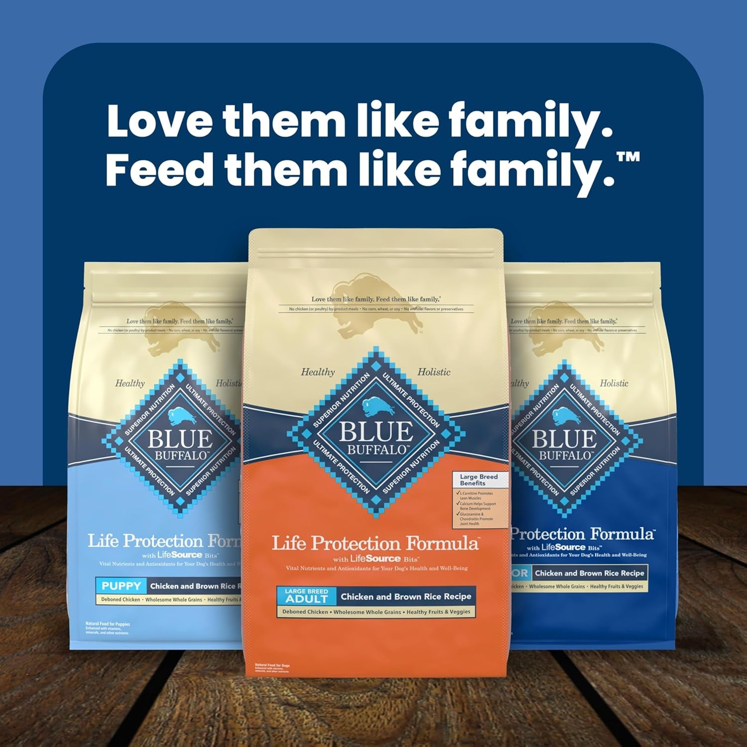 Life Protection Formula Chicken & Brown Rice Large Breed Adult Dry Dog Food, Supports Immunity with Antioxidant-Rich Lifesource Bits, Promotes Healthy Muscles, Skin & Coat Health, 30 Lbs.