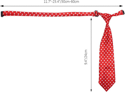 Dog Ties 30 PCS Dog Neckties, Adjustable Neck Ties and Bows for Medium Large Pets Festival Formal Bulk Pet Bowties Collar Grooming Accessories Holiday Birthday Wedding Costumes