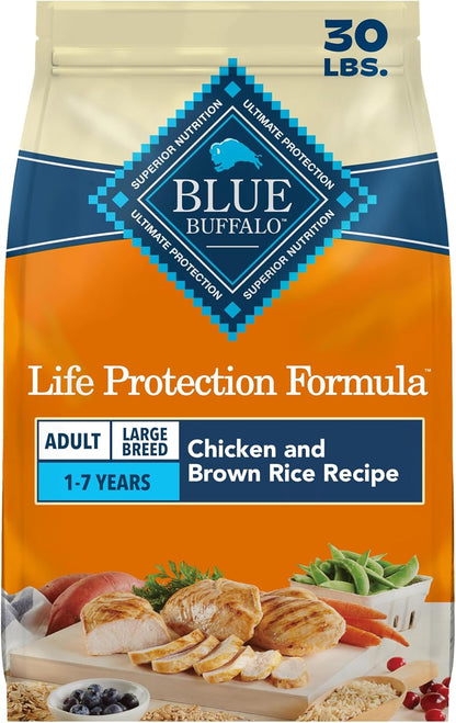 Life Protection Formula Chicken & Brown Rice Large Breed Adult Dry Dog Food, Supports Immunity with Antioxidant-Rich Lifesource Bits, Promotes Healthy Muscles, Skin & Coat Health, 30 Lbs.