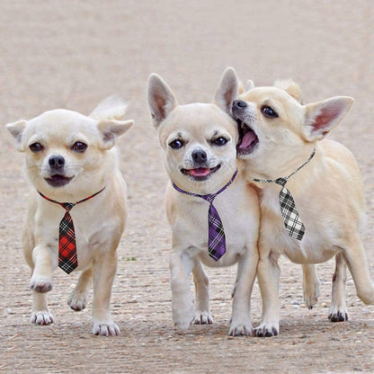 Dog Ties 30 PCS Dog Neckties, Adjustable Neck Ties and Bows for Medium Large Pets Festival Formal Bulk Pet Bowties Collar Grooming Accessories Holiday Birthday Wedding Costumes